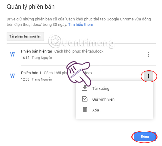 Keep the sharing link intact when renaming the Google Drive file Picture 5