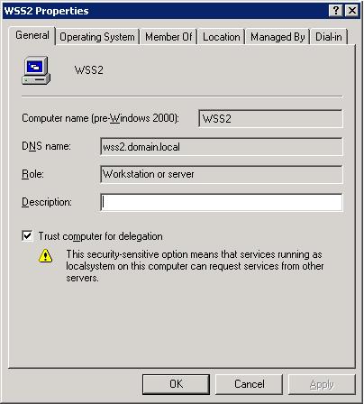 Kerberos in Sharepoint environment Picture 4