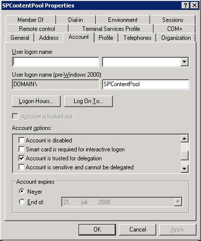 Kerberos in Sharepoint environment Picture 5