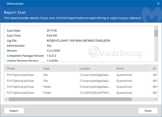 Kill viruses effectively with Malwarebytes Premium software Picture 19
