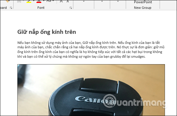 Language translation on Word 2019 Picture 12