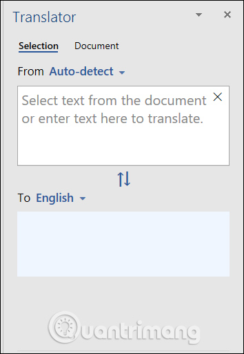 Language translation on Word 2019 Picture 3
