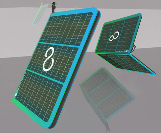 Laptop use solar energy Picture 3