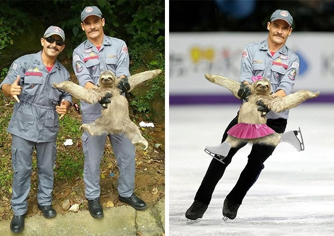 'Laughing does not shut up' with 23 photos falling into the hands of photoshop workers without mind Picture 13