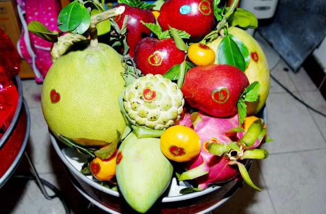 Layout and meaning of five fruits tray in three regions Picture 8