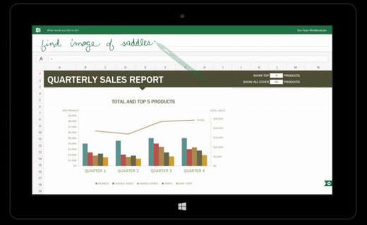 Leaked optimal version of Microsoft Office for touch screens Picture 6