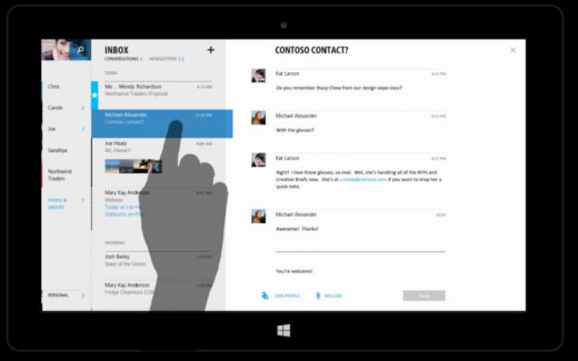 Leaked optimal version of Microsoft Office for touch screens Picture 8