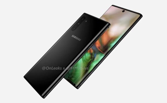 Leaking clear image of Samsung Galaxy Note 10 Pro: A lot of design improvements Picture 4