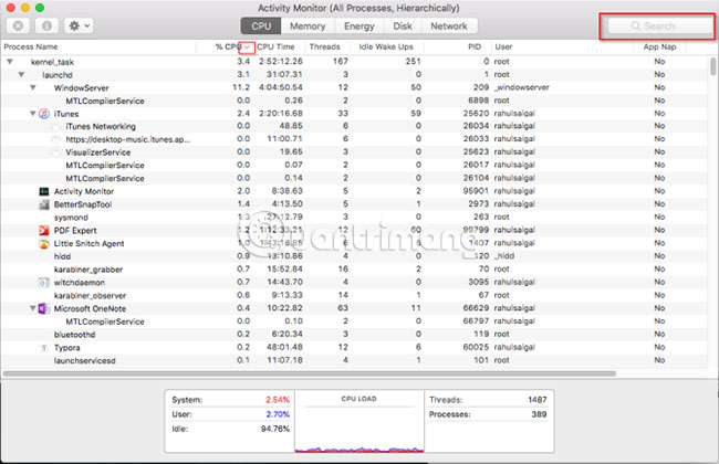 Learn about Activity Monitor on Mac Picture 3