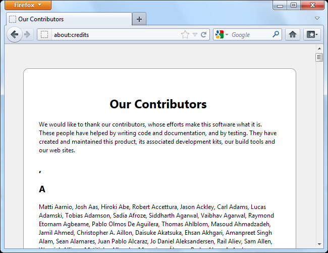 Learn about Firefox's about page system Picture 11