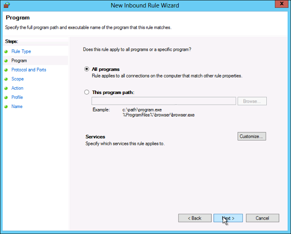 Learn about firewalls, Windows Firewall on Windows Server 2012 Picture 6