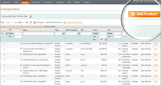 Learn about Magento - Manage product catalog Picture 1