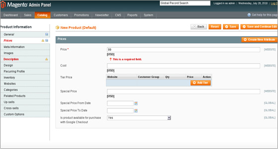 Learn about Magento - Manage product catalog Picture 4