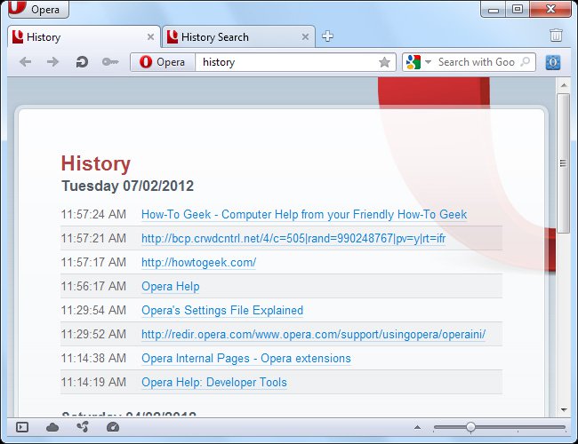 Learn about Opera page: of Opera browser Picture 6