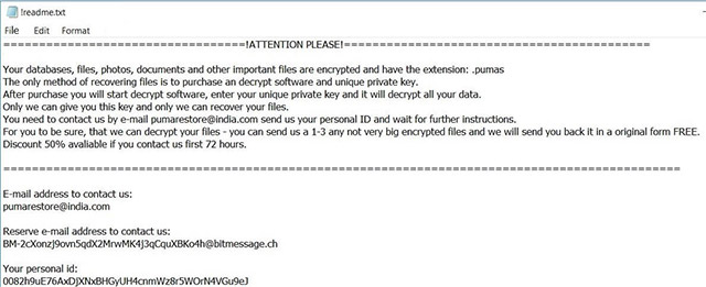 Learn about Pumas extortion software Picture 3