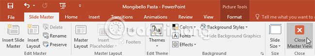 Learn about Slide Master view in PowerPoint 2016 Picture 7
