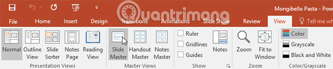 Learn about Slide Master view in PowerPoint 2016 Picture 9