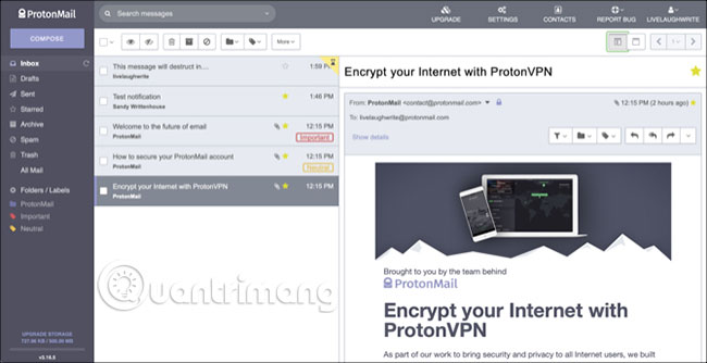 Learn about the ProtonMail email security application Picture 2