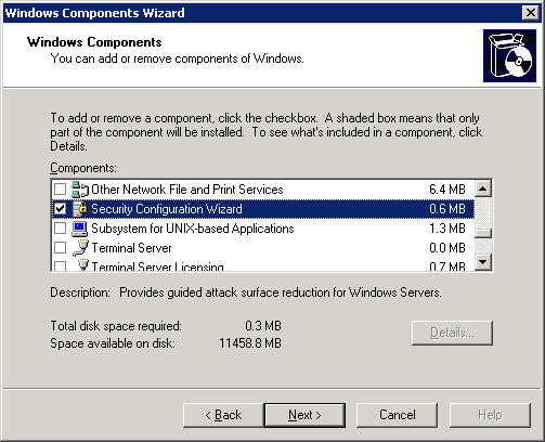Learn about the Security Configuration Wizard in Exchange Server 2007 - Part 1 Picture 1