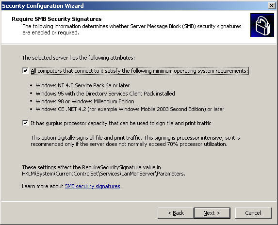 Learn about the Security Configuration Wizard in Exchange Server 2007 - Part 1 Picture 15
