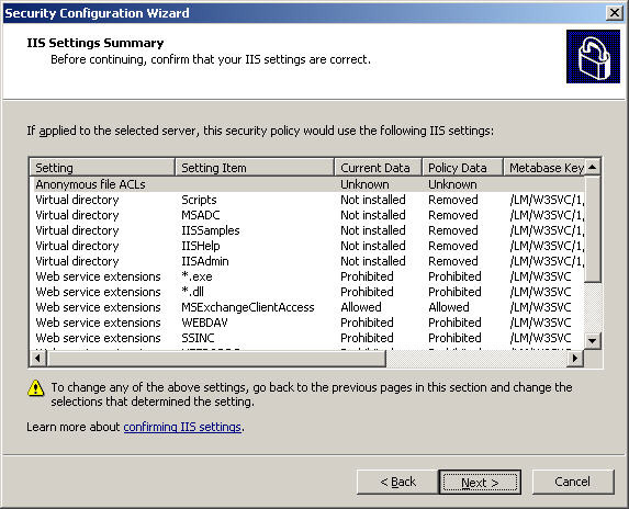 Learn about the Security Configuration Wizard in Exchange Server 2007 - Part 1 Picture 23
