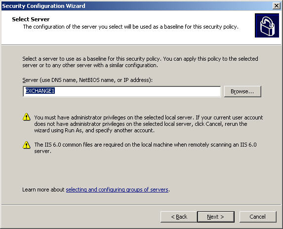 Learn about the Security Configuration Wizard in Exchange Server 2007 - Part 1 Picture 4