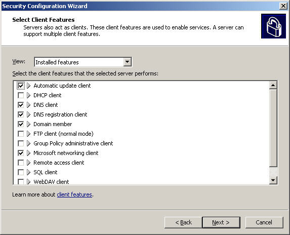 Learn about the Security Configuration Wizard in Exchange Server 2007 - Part 1 Picture 7
