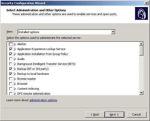 Learn about the Security Configuration Wizard in Exchange Server 2007 - Part 1 Picture 8