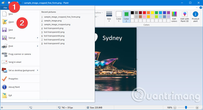 Learn how to use Paint to edit photos on Windows Picture 15