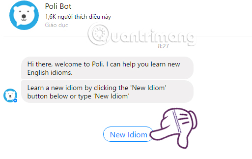 Learn interesting English idioms right on Facebook Messenger Picture 5