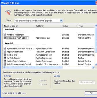 Learn the Add-on component in Internet Explorer Picture 2