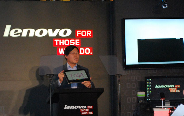 Lenovo launches IdeaPad Yoga hybrid running Windows 8 Picture 1