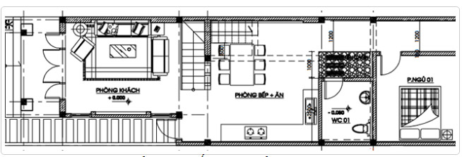 Level 4-storey house mezzanine 3 bedrooms Picture 3