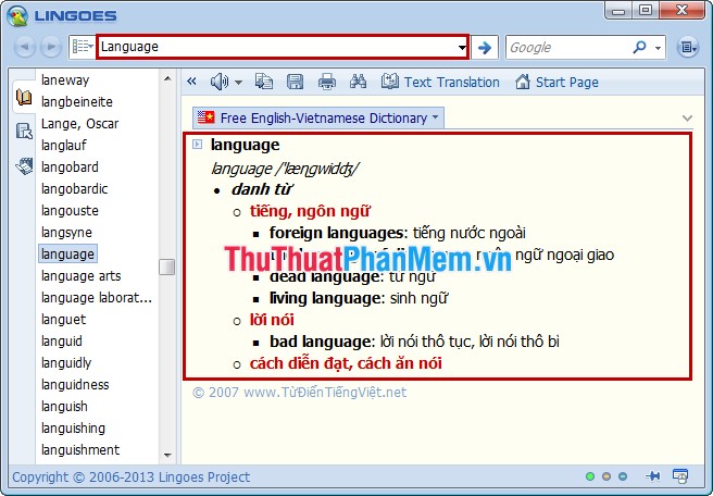 Lingoes - The best free dictionary software Picture 12