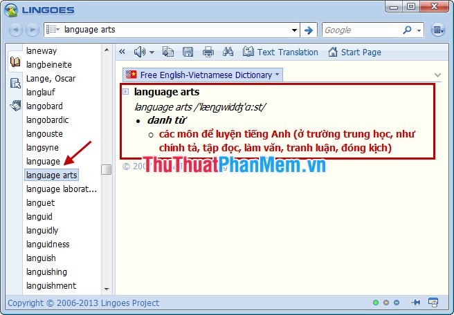 Lingoes - The best free dictionary software Picture 13