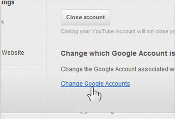 Link a YouTube account to a New Google account Picture 4