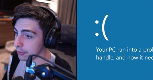 Livestream 25 hours continuously, gamers are still healthy, but PC screen blue error Picture 1