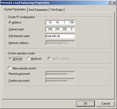 Load balancing in Exchange 2007 - Part 2: Configure Windows NLB Clusters Picture 8