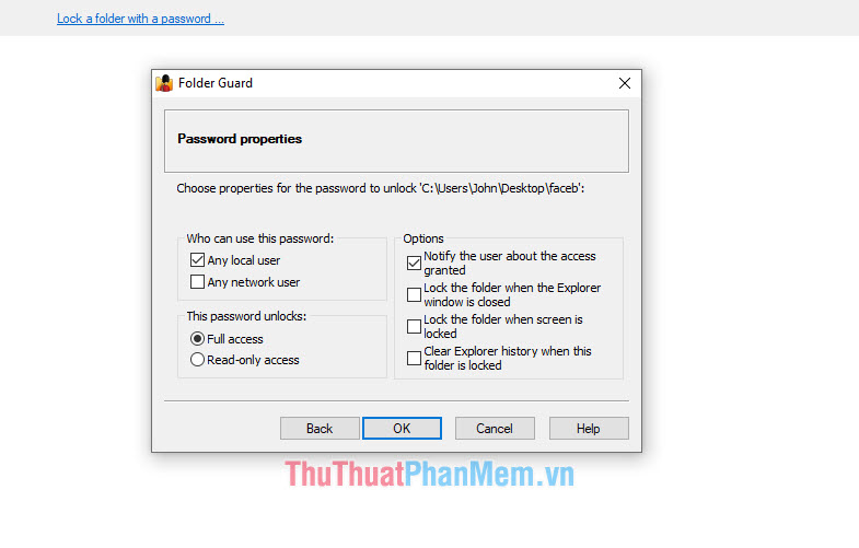 Lock folders, set folder passwords, folders easily and safely Picture 17