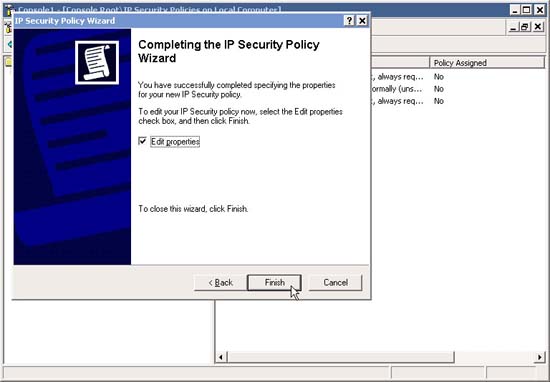 Lock Ping traffic with IPSec Picture 14