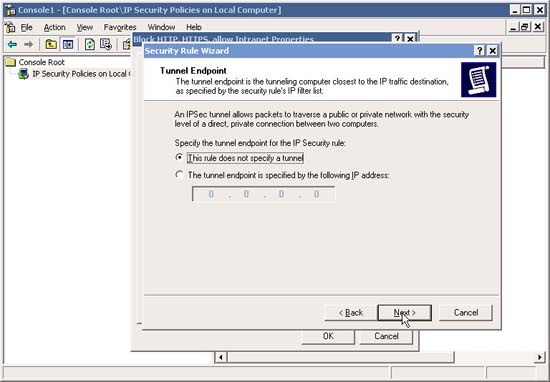 Lock Ping traffic with IPSec Picture 16