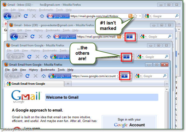 Log in to multiple Gmail accounts with Firefox Picture 5