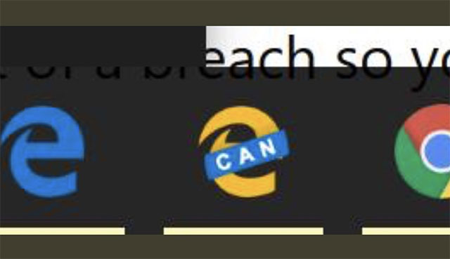Logo leakage and Microsoft Edge screenshots based on Chromium Picture 2