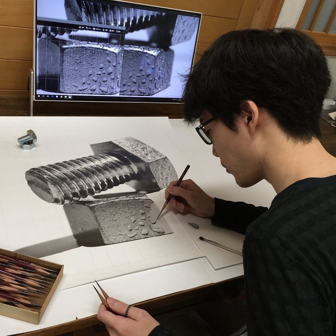 Looking at these photos, everyone thinks they're photos, not hand-drawn Picture 1