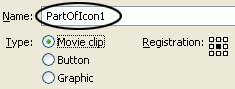 Macromedia Flash - Advanced icon in the flash menu Picture 7