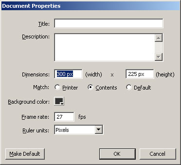 Macromedia Flash - Create a snow effect Picture 1
