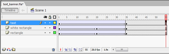 Macromedia Flash - Create banner text effect Picture 16