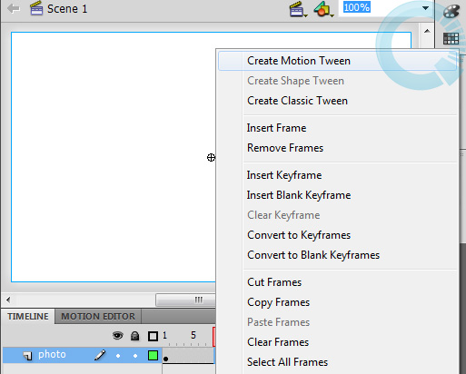 Macromedia Flash: Create effects for nature photos Picture 8