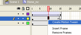 Macromedia Flash - Create flash menu with sound Picture 20