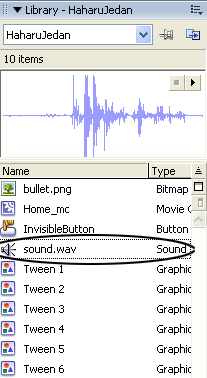 Macromedia Flash - Create flash menu with sound Picture 25